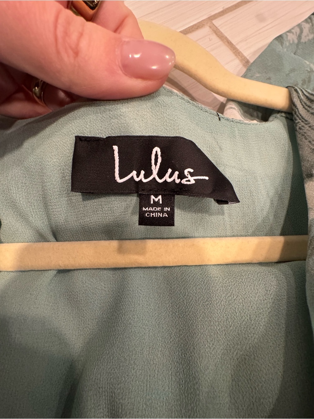 Lulus Green Leaf-Print Ruffle High-Low Dress - Picture 9 of 9
